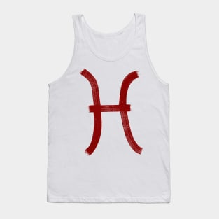 Red Pisces Tank Top